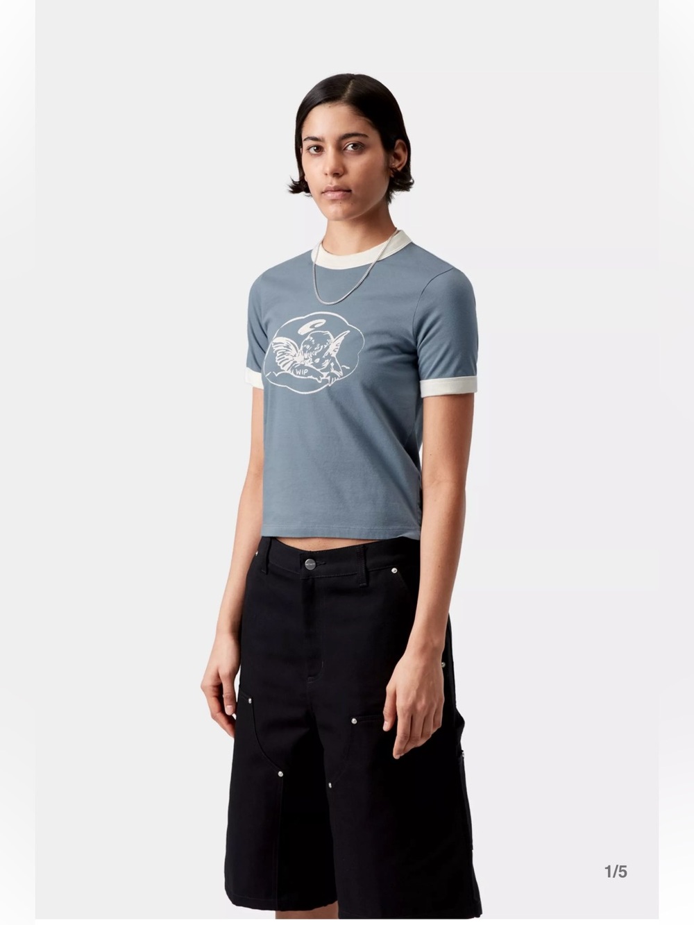 Carhartt WIP W Women's S/S Reminiscing Ringer T-Shirt